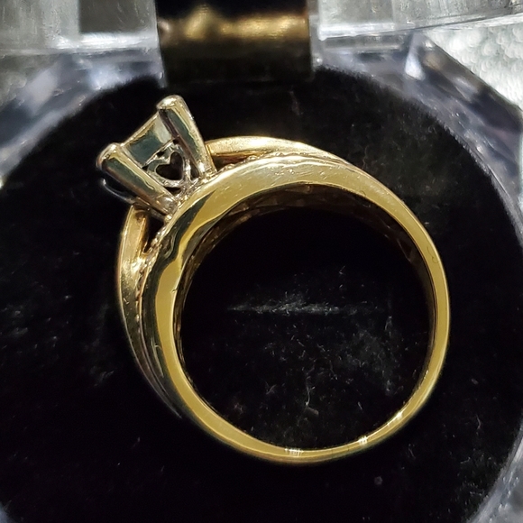 1carat diamond ring 14k, 7.2g - Picture 13 of 17